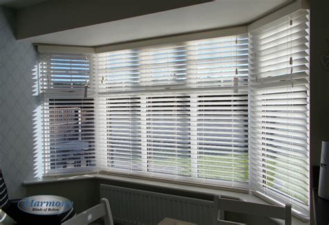 Large Bay Window Wooden Blinds - Harmony Blinds of Bolton & Chorley