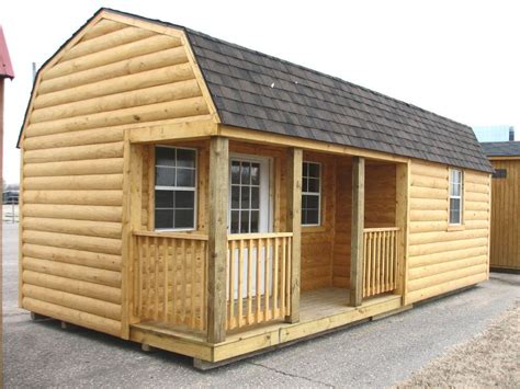 barn plans with loft log | Log Cabin Portable Storage Building Sheds Barns Kansas | eBay | Books ...