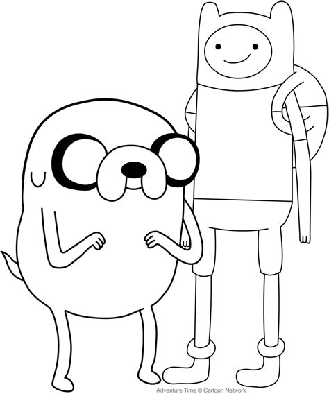 Finn e Jake (Adventure Time) coloring pages