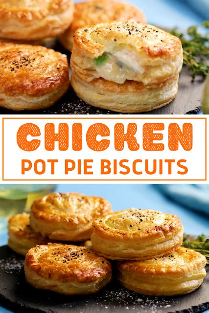 Chicken Pot Pie Biscuits