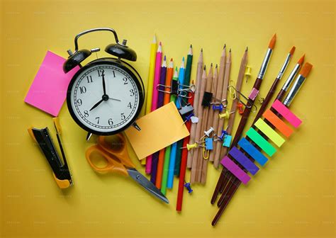 Back To School Supplies - Stock Photos | Motion Array