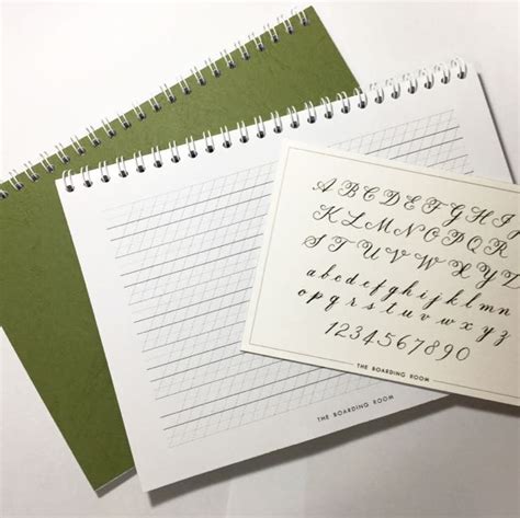 Calligraphy Practice Notebook - A5 Size, Design & Craft on Carousell