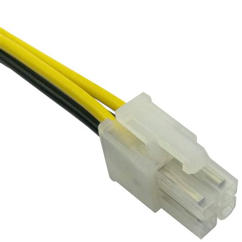 US$ 10.99 - COMeap (3-Pack) LP4 Molex Male to ATX 4 pin Male Auxiliary Power Adapter Cable 9.5 ...