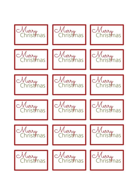 Printable Labels For Gifts