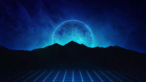 5680x4320 Resolution Neon Retrowave Hills 5680x4320 Resolution Wallpaper - Wallpapers Den