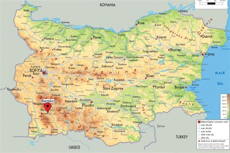 Bulgaria Map Bansko