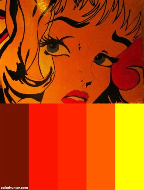 pop art color pallete - linebodyartpng