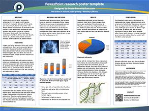 Powerpoint poster templates for research poster presentations