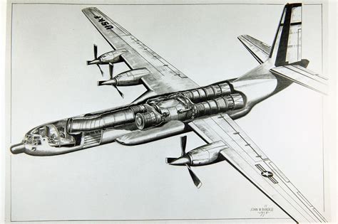 Feast Your Eyes On These Rare Aircraft Cutaway Drawings | Gizmodo Australia