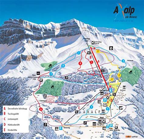 Swiss Ski Resorts Map