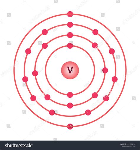 Bohr Model Vanadium Atom Electron Structure Stock Vector (Royalty Free) 1951304176 | Shutterstock