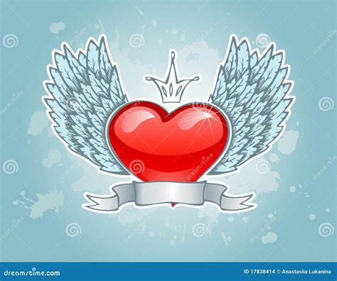 Heart With Wings Stock Images - Image: 17838414