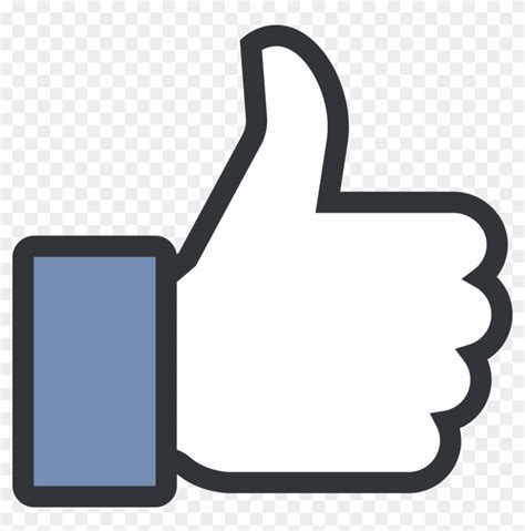 Facebook Thumbs Up Icon Png - Thumbs Up Facebook Clipart (#58587) - PikPng