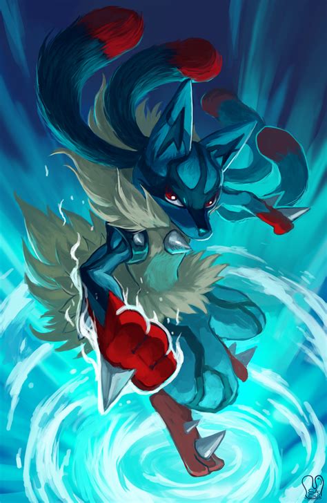 Epic Mega Lucario Fan Art - Mega Lucario by TheBlackSavior on DeviantArt - Find gifs with the ...