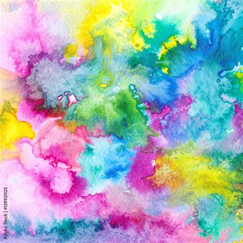 Abstract watercolor background. Multicolor background. Stock Illustration | Adobe Stock