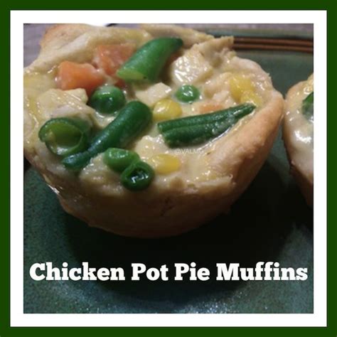 Chicken Pot Pie Muffins #Recipe - From Val's Kitchen