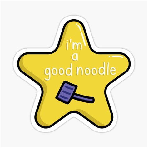 "Good Noodle Star" Sticker for Sale by tvedua | Redbubble