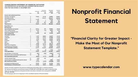 Financial Statements Excel Templates