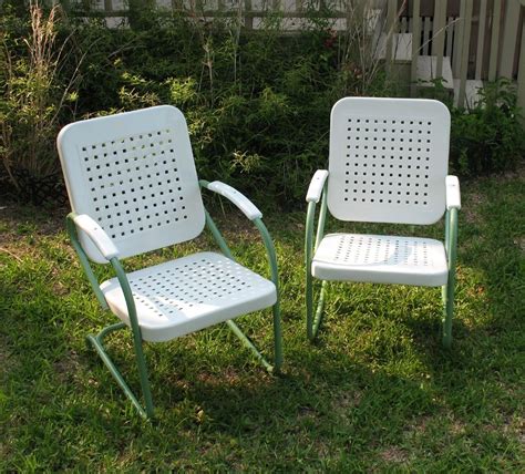 Top 15 of Vintage Metal Rocking Patio Chairs