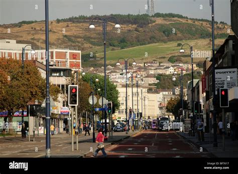 Kingsway, Swansea city centre, Wales UK Stock Photo - Alamy