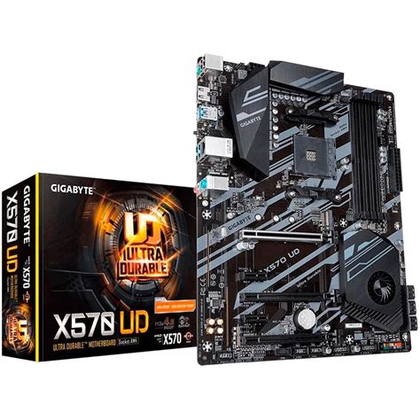 GIGABYTE X570 UD (AMD Ryzen 5000/X570/ATX/PCIe4.0/DDR4/USB3.2 Gen 1/Realtek ALC887/M.2/Realtek ...