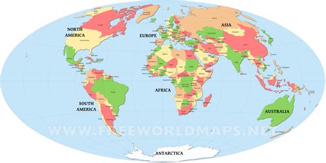 world map with countries - Free Large Images