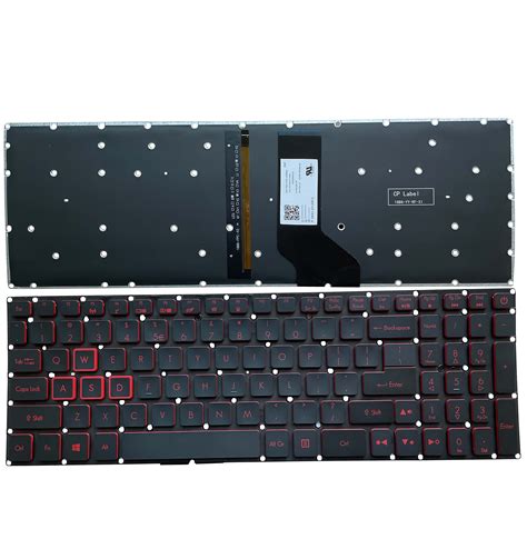 Keyboard For Acer Nitro AN515-54 AN515-54-54W2 AN715-51 Us Backlit NK115130NE ...