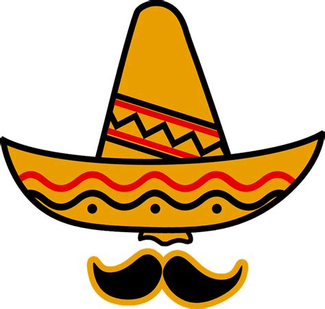 mexican sombrero - Clip Art Library