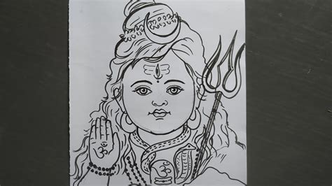 Easy Shiva Drawing For Kids - Finmc Ginnis