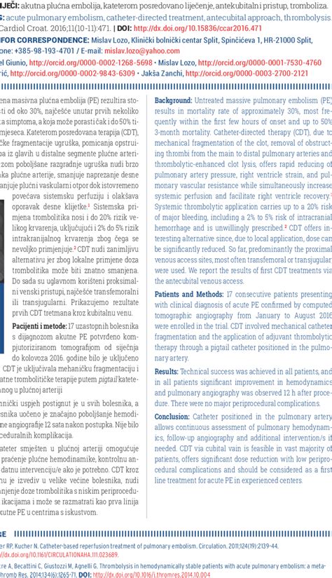 Pulmonary angiogram A) prior procedure shows massive pulmonary embolism... | Download Scientific ...