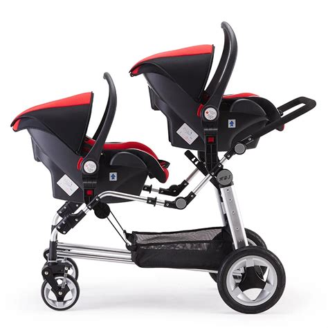 Twin Stroller Baby Carriage For Twins Prams For Newborns Super luxury Pram Twins Lightweight ...