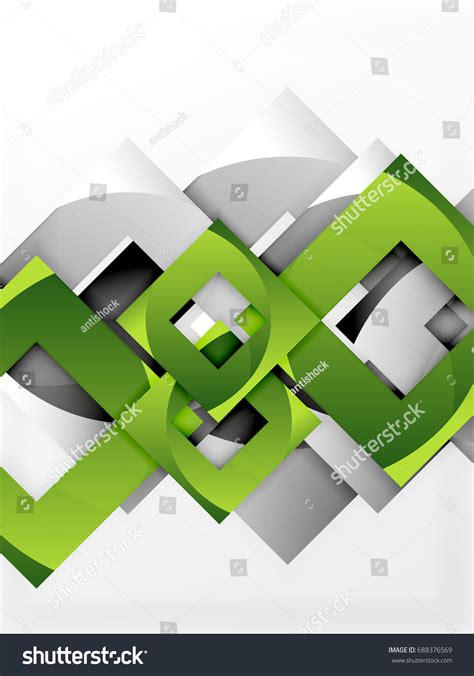 Vector Square Template Background Design Stock Vector (Royalty Free) 688376569 | Shutterstock