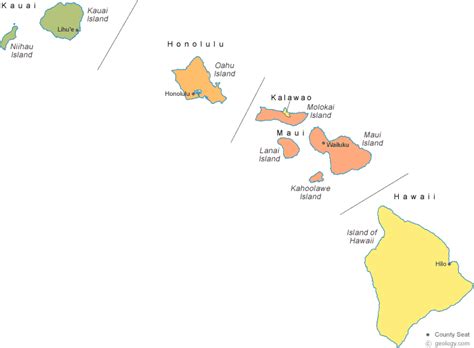 Hawaii County Map