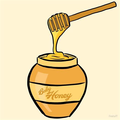 Honey Jar Drawing - Winnie The Pooh Honey Pot Clip Art | Dekorisori