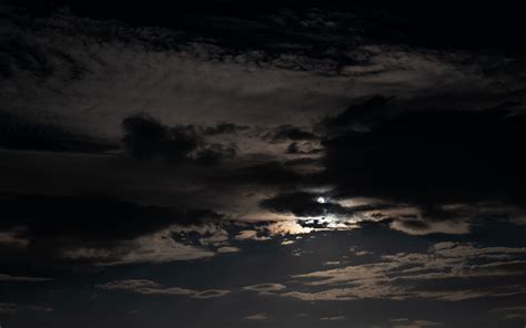 Download wallpaper 3840x2400 sky, clouds, night, moon, dark, night sky 4k ultra hd 16:10 hd ...