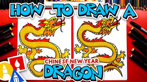 How To Draw A Chinese New Year Dragon