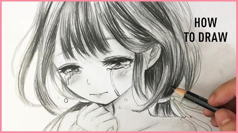 Manga Art Anime Girl Crying Crying Girl Drawing Cry Drawing Anime | The Best Porn Website