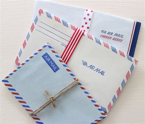 Vintage Air Mail Envelopes Variety Pack Set of 15 FREE | Etsy | Mail envelope, Free etsy ...