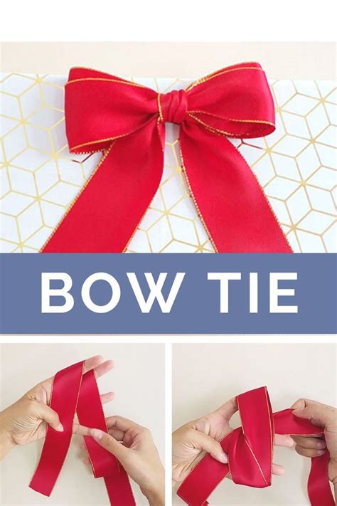 How to make a bow out of ribbon ribbon bow tie tutorial – Artofit