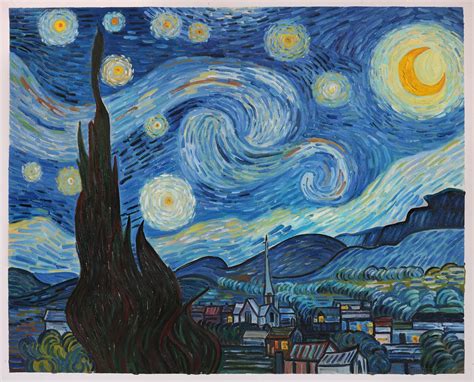 The Starry Night By Vincent Van Gogh