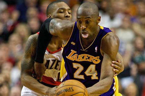 NBA scores: Kobe Bryant outduels Damian Lillard in Lakers win - SBNation.com