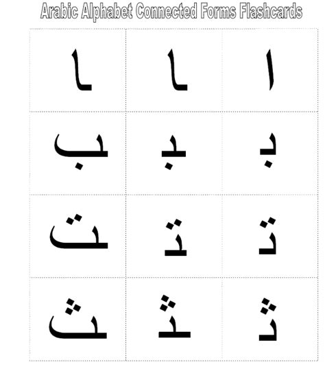 Arabic Alphabet Flashcards, File Folder Activities & Games | TJ Homeschooling