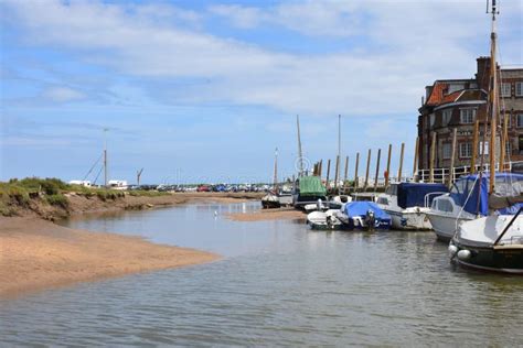 Boats at Blakeney, North Norfolk, England Editorial Stock Photo - Image of england, quayside ...