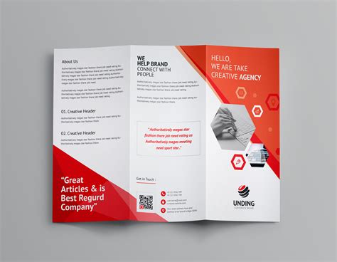 Aeolus Corporate Tri-Fold Brochure Template - Graphic Yard | Graphic Templates Store