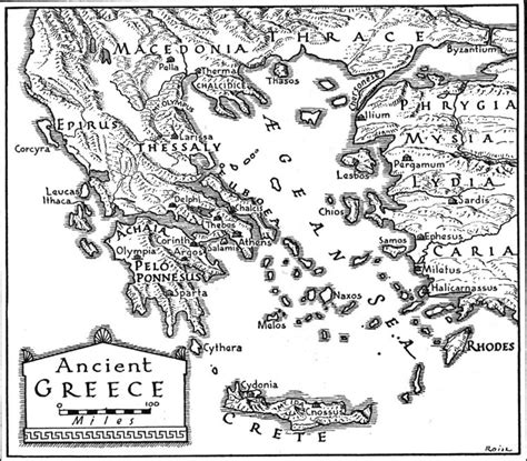 Ancient map of Greece - Greece maps | Greeka