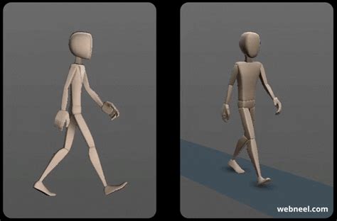 3d Walk Cycle Animation Man Gif By Nikita 27 - Full Image