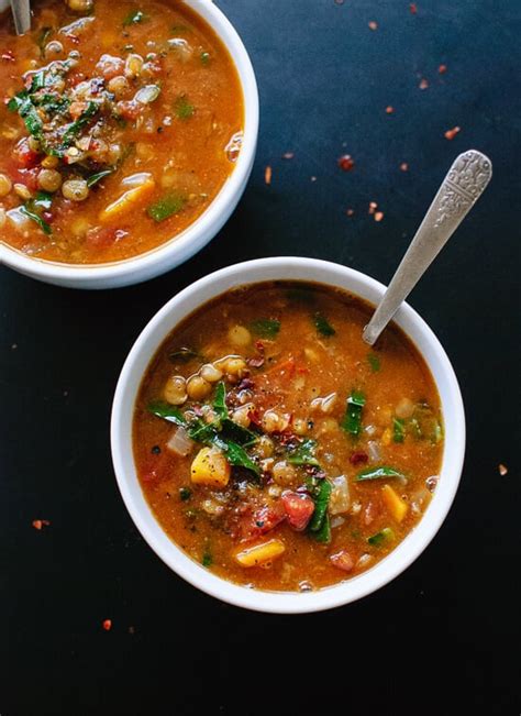 Spiced Vegan Lentil Soup | Cookie and Kate | Bloglovin’