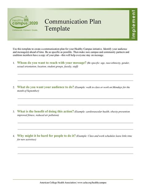 37 Simple Communication Plan Examples (+ Free Templates) ᐅ TemplateLab