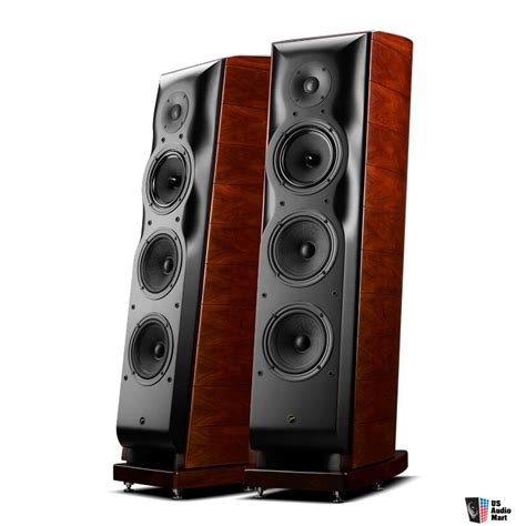 HiVi / Swan Speakers - M806 Floor Standing Speakers - Front Speakers - Full-Range - Solid Wood ...