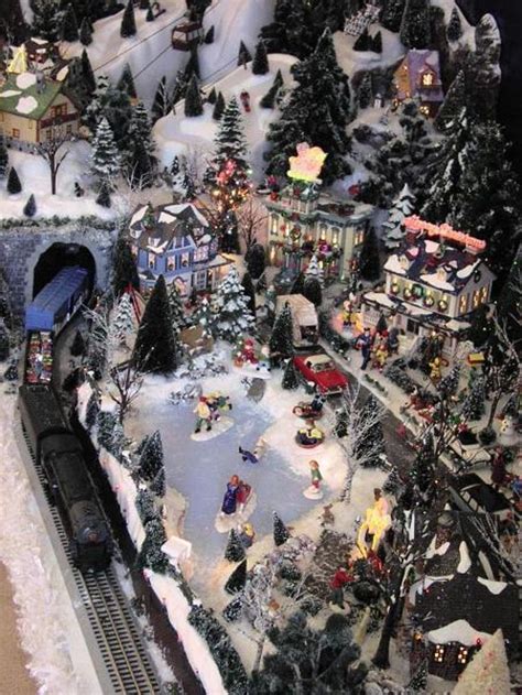 Snow Village landscaping | Craftsy | Christmas village display, Lemax christmas village ...